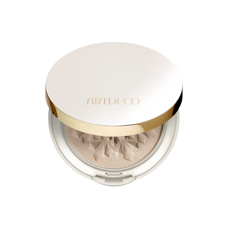 雅蔻鎏金高光粉饼，面部提亮的闪耀之选