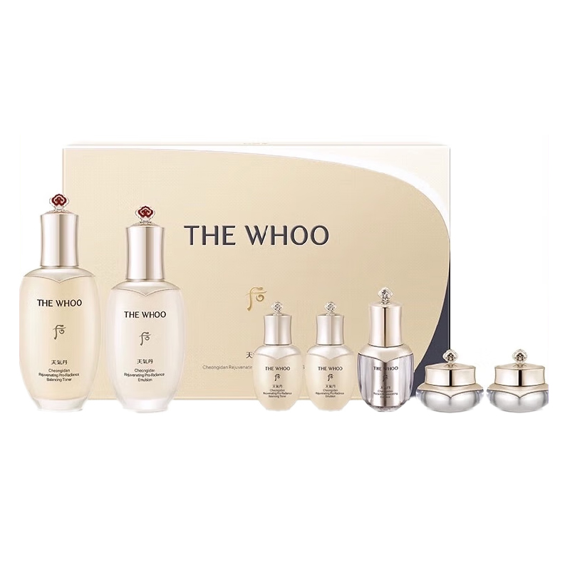 Whoo后天气丹花献光彩紧颜系列礼盒7件套
