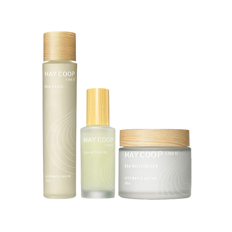 枚柯枫润水精华面霜三件套装