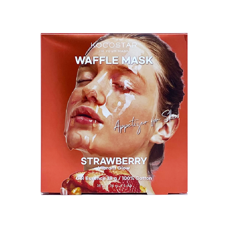 可可星华夫面膜-草莓 紧致提亮细致滋润保湿