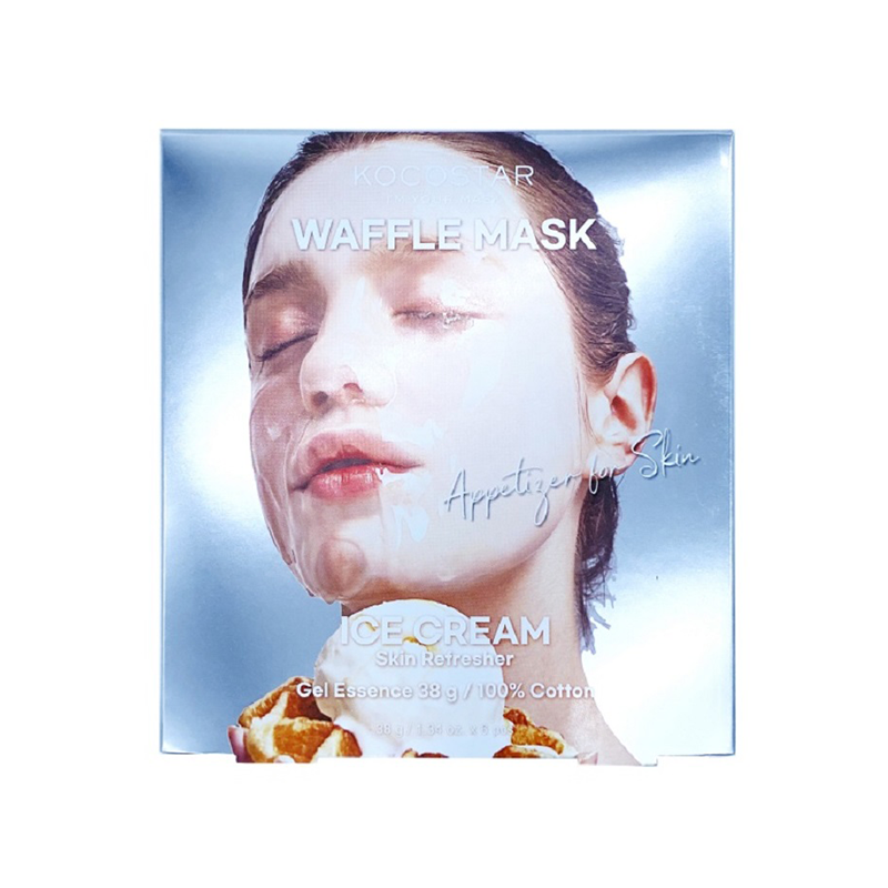 可可星华夫面膜-冰激凌 滋润保湿提亮细致