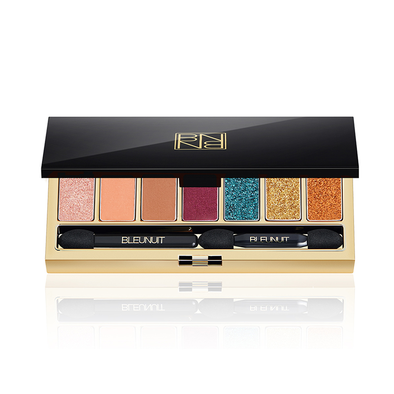 深蓝彩妆琉璃星光七色眼影盘