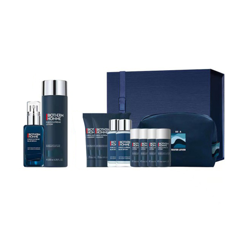 碧欧泉男士蓝钻淡纹紧致紧肤露精华礼盒 控油保湿男士专享