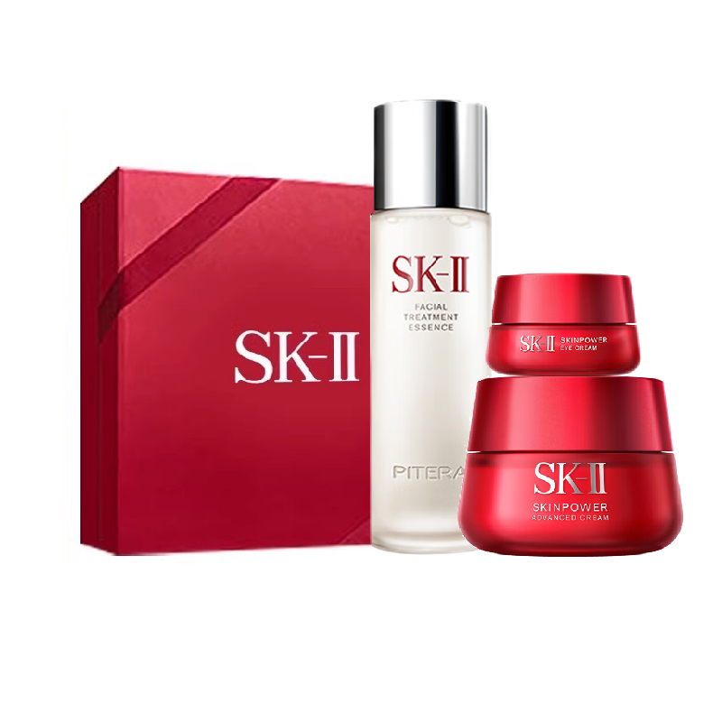 SK-II神仙水眼霜面霜套装 保湿紧致滋养