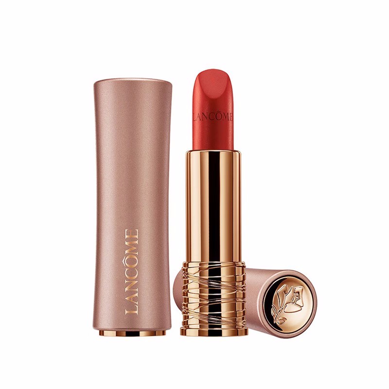 兰蔻菁纯柔雾哑光唇膏196#胡萝卜色（玫瑰金管）