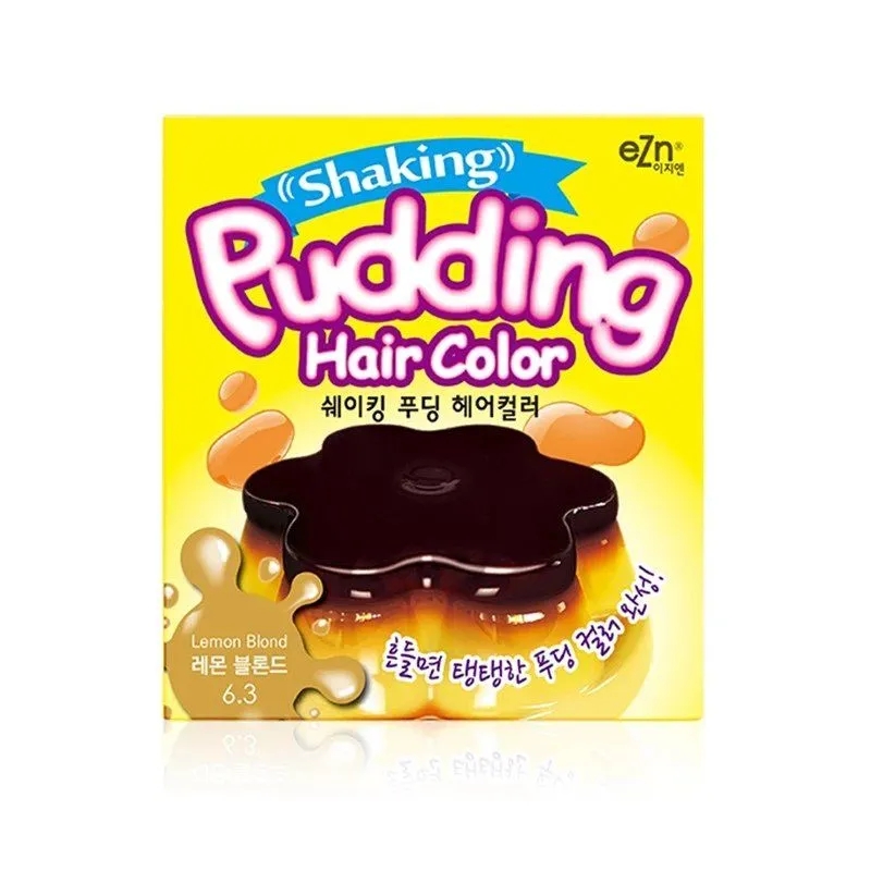 易知安动感染发液柠檬金6.3：布丁质地无氨染发新体验