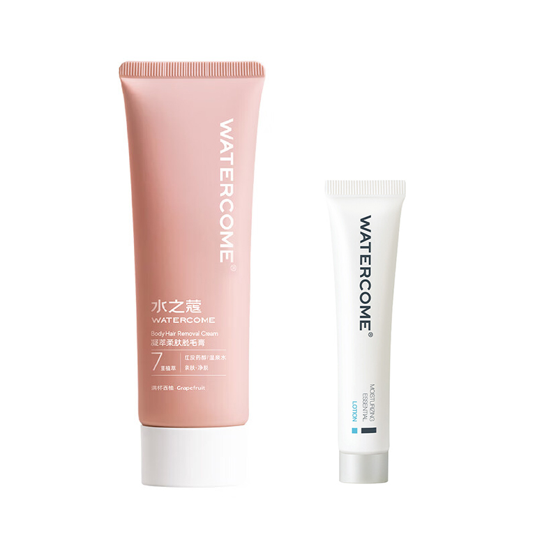 水之蔻脱毛套装80g+20g，温和脱毛全身可用