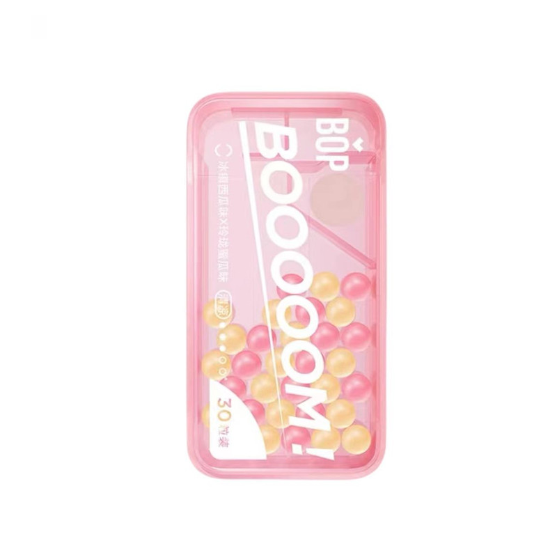 BOP波普专研口香爆珠 双拼冰镇西瓜玲珑蜜瓜味