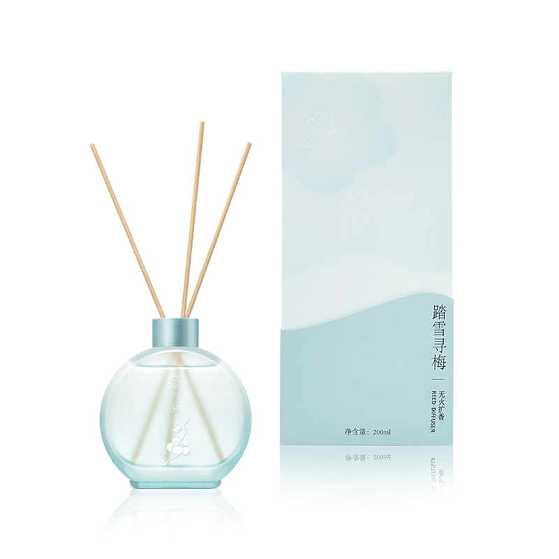 倚梅回首无火扩香踏雪寻梅