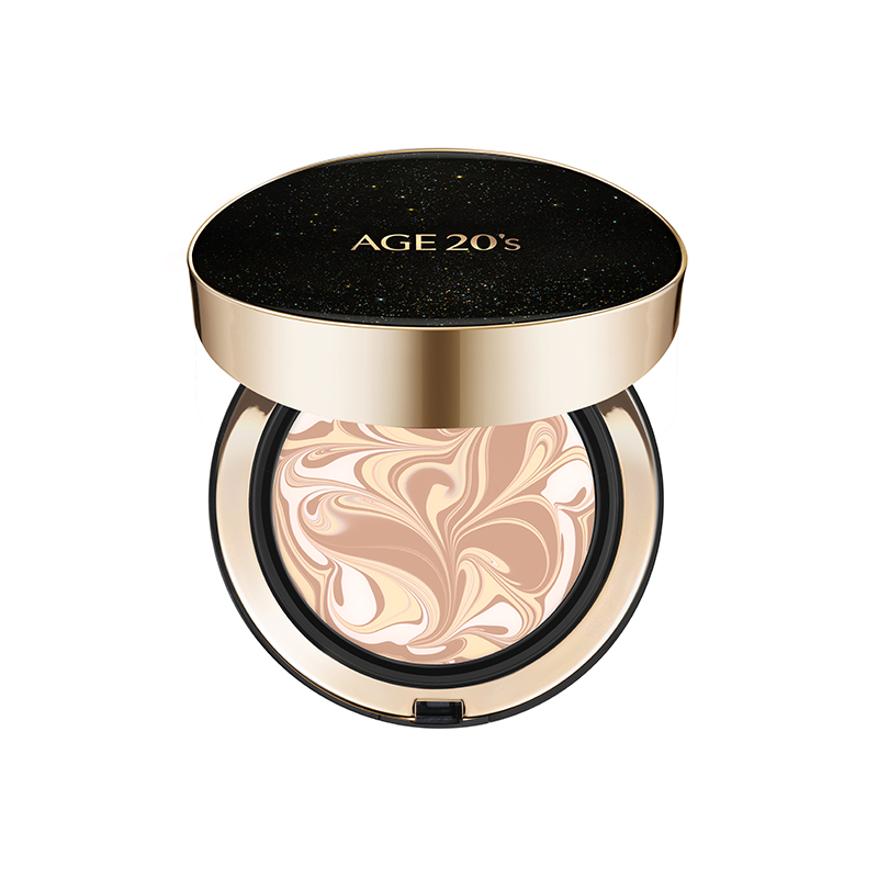 爱敬星空黑气垫遮瑕提亮持妆粉底