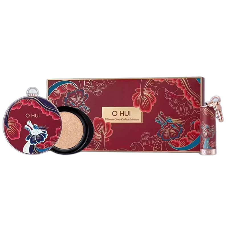 欧蕙精致妆容保湿气垫粉底液礼盒02号色 遮瑕防晒