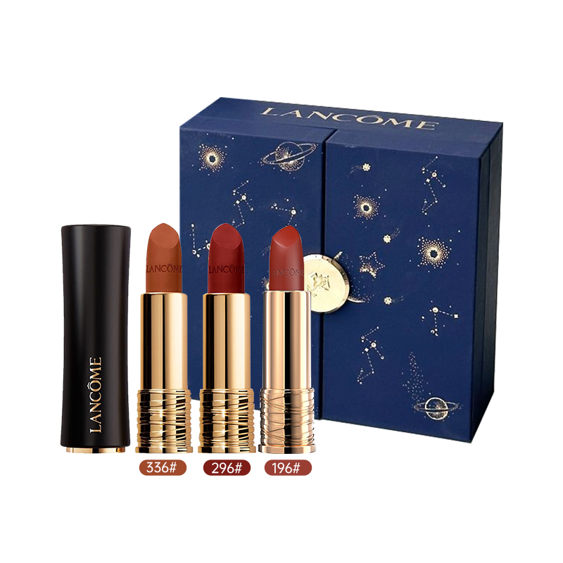 兰蔻七夕限定礼盒（柔雾唇膏196#+296#+336#）