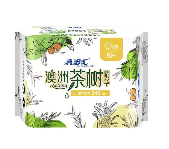 ABC纤薄日棉卫生巾 240mm