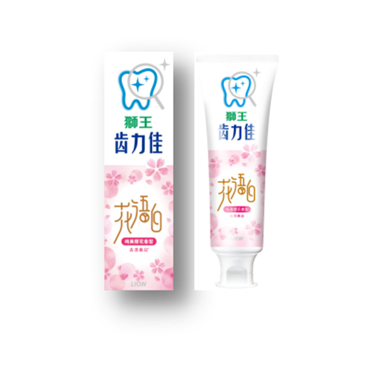 日本狮王Lion花语白樱花牙膏140g-10支批发