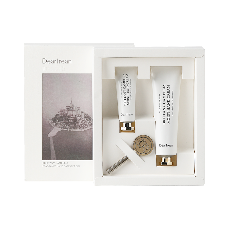 中国独特艾琳Dear lrean布列塔白茶香氛手霜礼盒