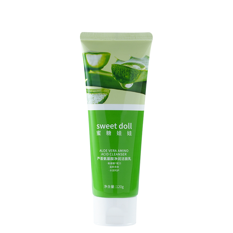 中国蜜糖娃娃sweetdoll芦荟氨基酸洁面乳