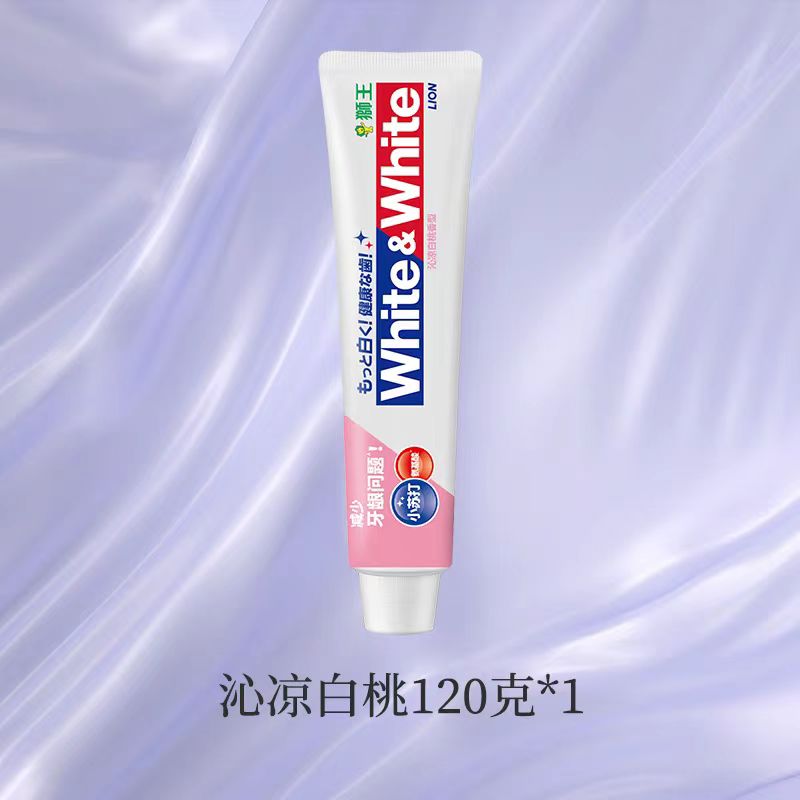 日本狮王LionWHITE牙膏10支装