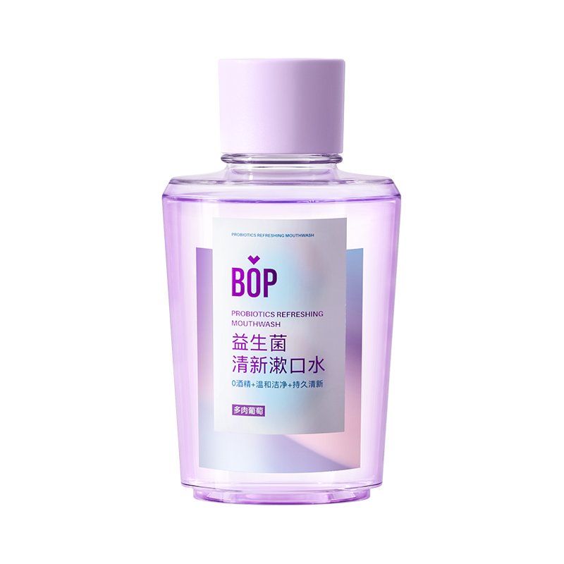 中国BOP波普专研益生菌漱口水多肉葡萄250ml