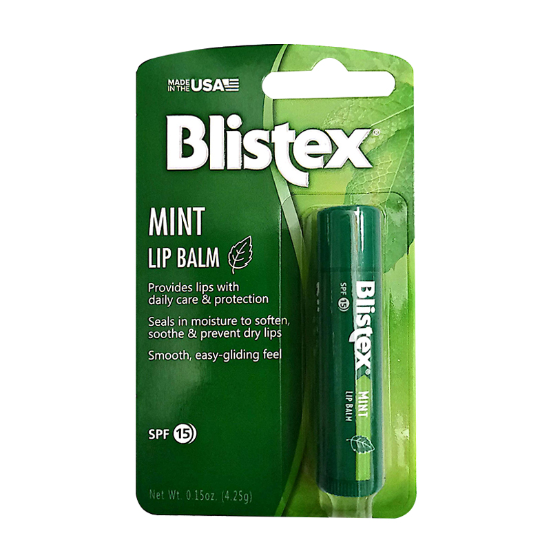 美国碧唇Blistex薄荷润唇膏4.25g小额批发