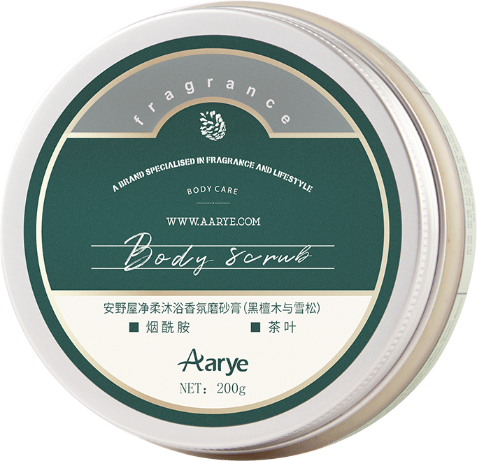 中国安野屋Aarye黑檀木与雪松磨砂膏200g无盒版