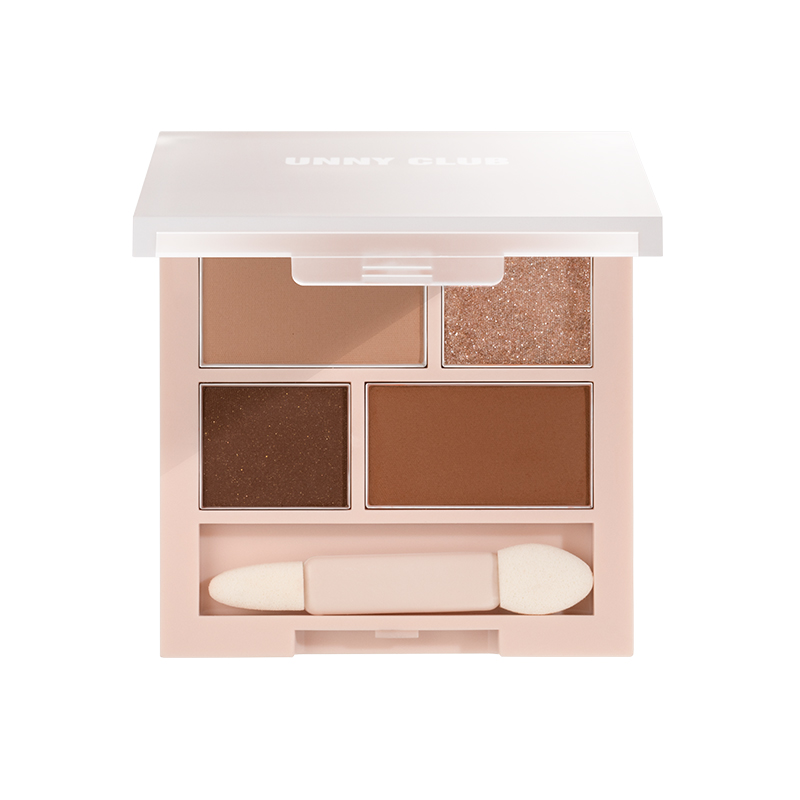 悠宜柔羽焕彩四色眼影01（大地盘）