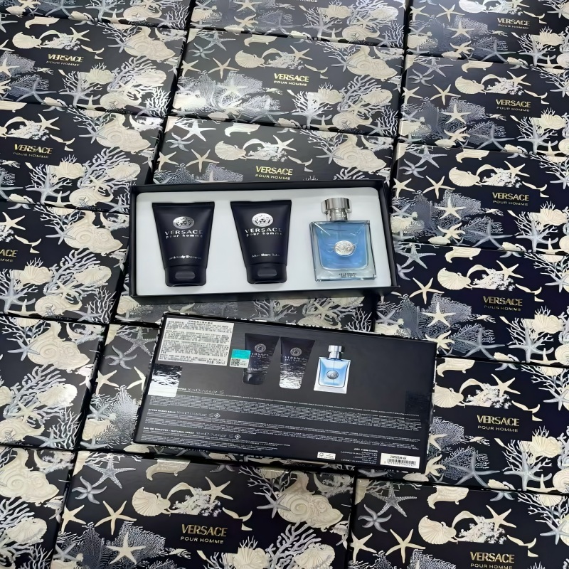 范思哲男士香水套装 50ml+沐浴液+须后乳